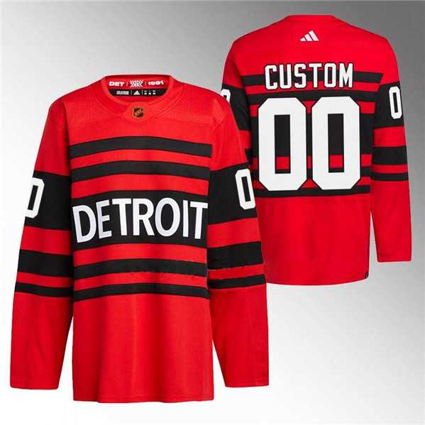 Men's Detroit Red Wings Custom Red 2022-23 Reverse Retro Stitched Jersey,We sell and wholesale Men's Detroit Red Wings Custom Red 2022-23 Reverse Retro Stitched Jersey on line form chian!
